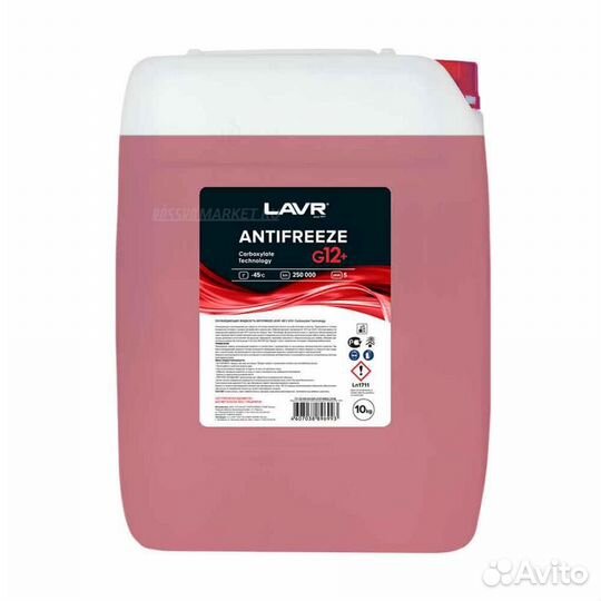 Lavr LN1711 Охлаждающая жидкость Antifreeze G12+