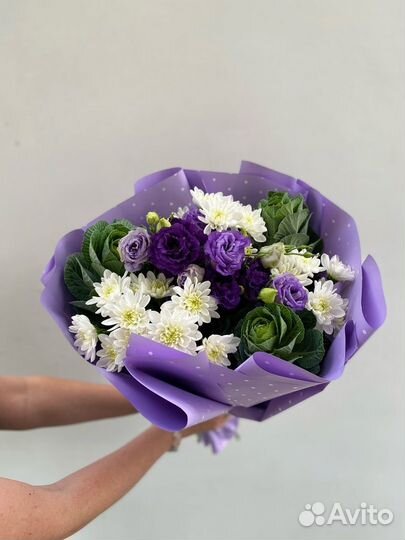 Букет цветов, цветы в коробке