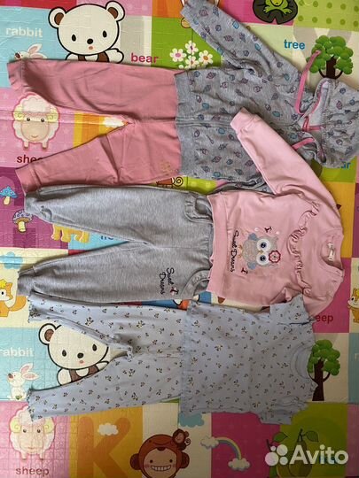 Пакет вещей на девочку 92