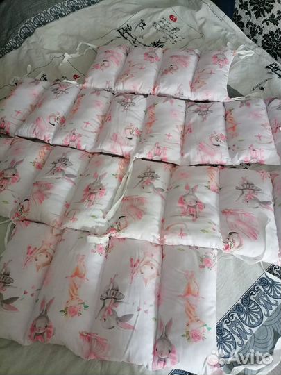 Бортики для детской кроватки