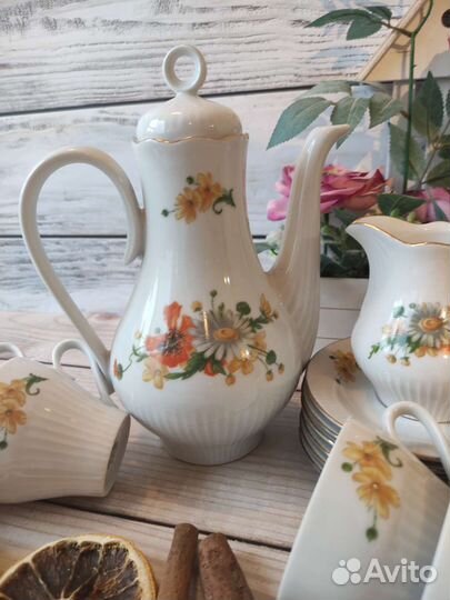 Кофейный сервиз гдр Ilmenau