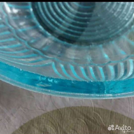 Ваза из купоросного стекла. СССР