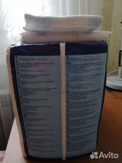 Памперсы для взрослых размер m по 30 штук