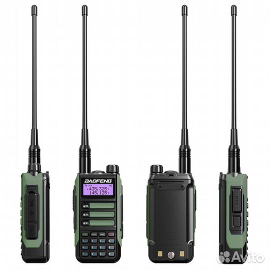 Рация Baofeng UV-16 IP68 type-c + Гарнитура