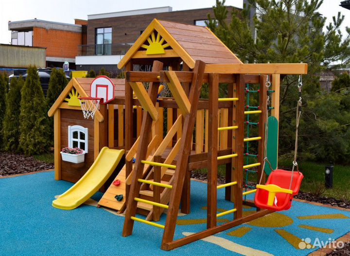 Игровые деревянные площадки