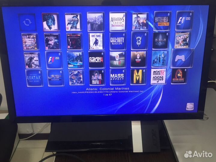 Приставка Сони пс3 супер слим, прошитая 46 игр