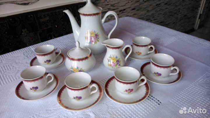 Кофейный сервиз Thun Чехословакия