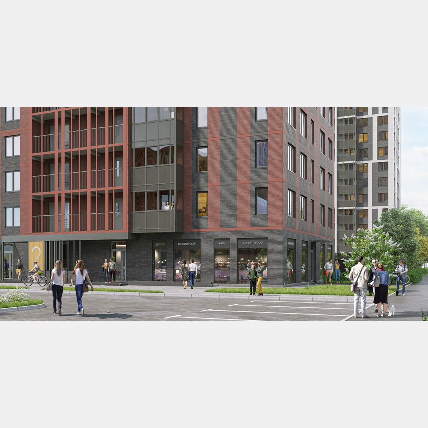 1-к. квартира, 40,9 м², 3/24 эт.