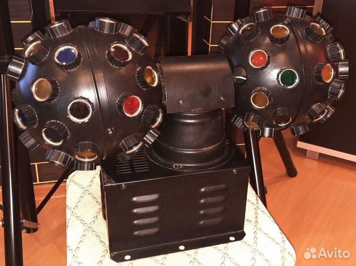 Светомузыка Euro Dj Double Ball Полицвет 84 Линзы