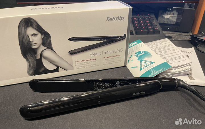 Выпрямитель для волос sleek finish 230 babyliss