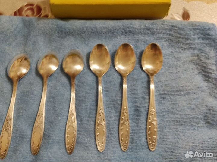 Ложки десертные мельхиор, новые