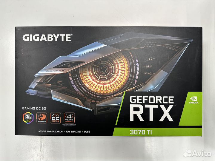 Видеокарта RTX 3070 Ti Gigabyte Gaming OC 8GB