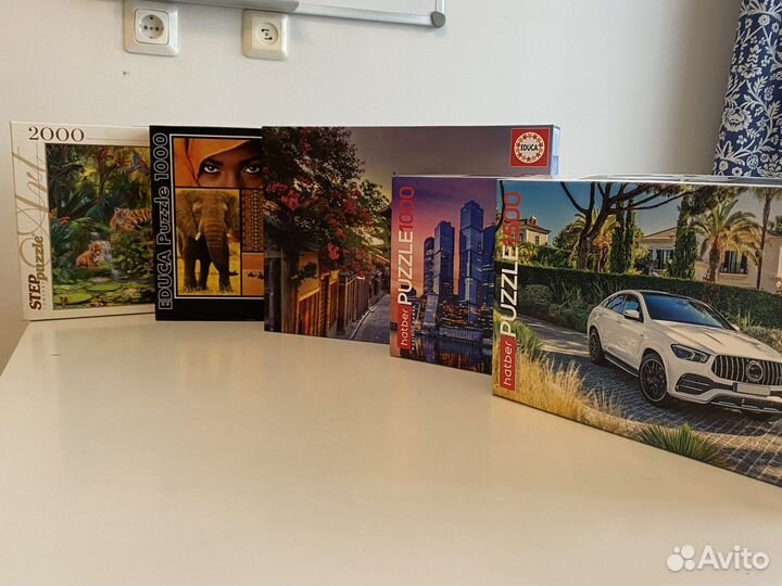 Пазлы на 1000, 1500, 2000 деталей