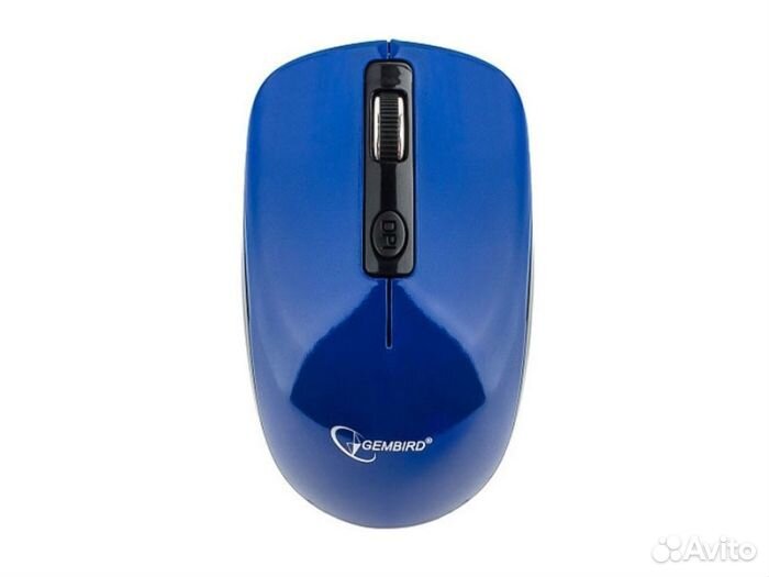 Мышь беспроводная Gembird musw-400-B синий бесшум
