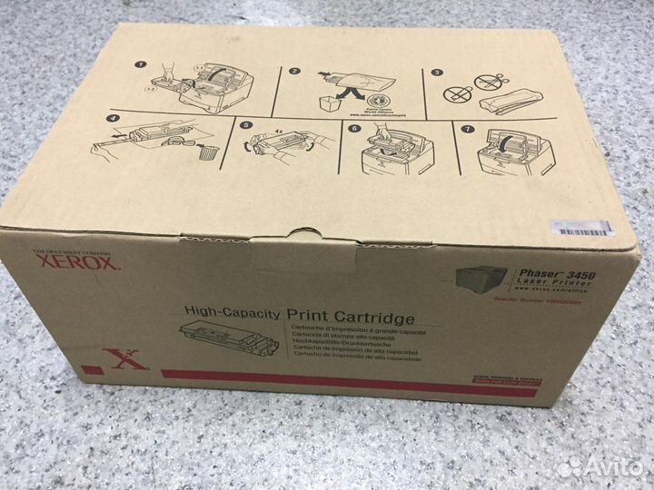 Тонер-картридж xerox 106R00688 черный увеличенный