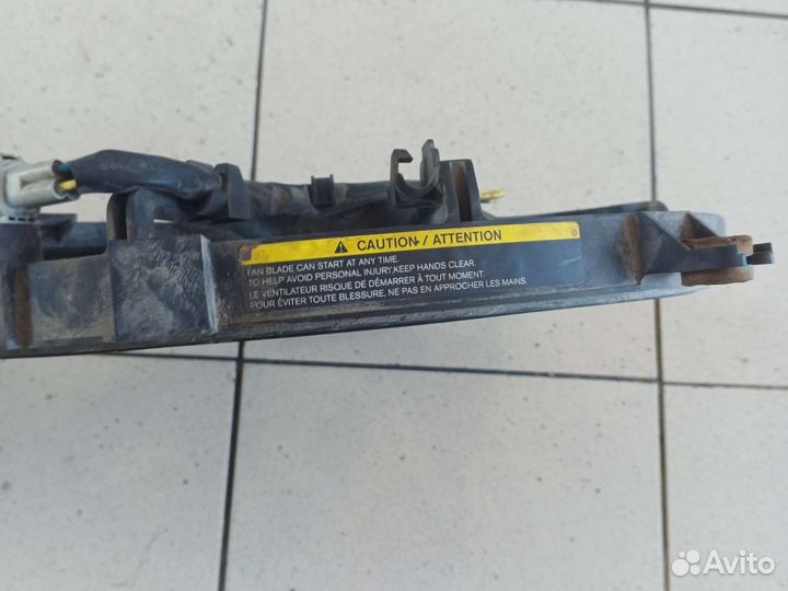 Диффузор с вентиляторами ниссан мурано