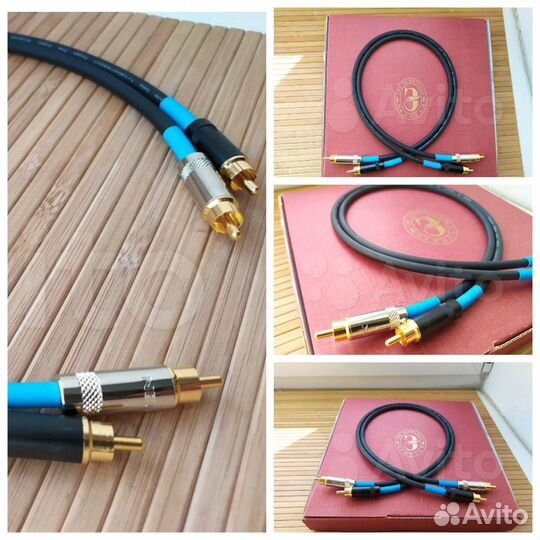 Межблочный кабель HVC 2RCA Neutrik / Silver solder