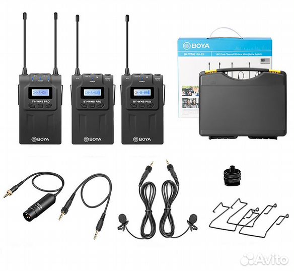 Радиопетличная микрофонная система Boya BY-WM8 Pro
