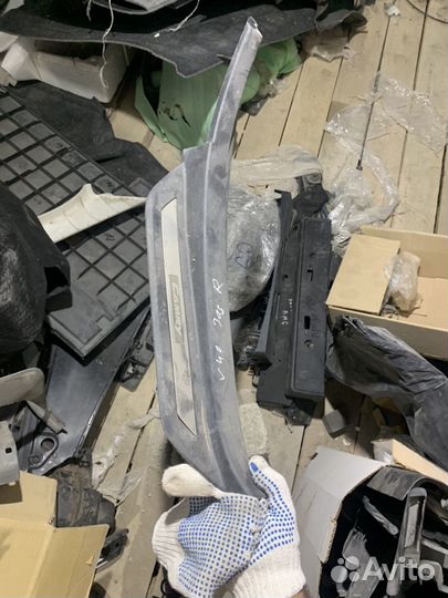 Накладка заднего правого порога Тойота Камри v40