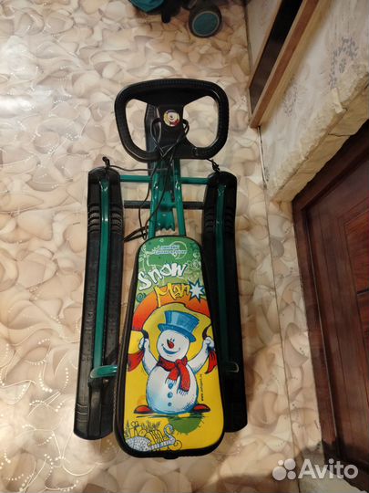 Детские санки снегокат