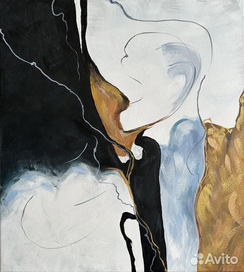 Картина абстракция ' Ветер '