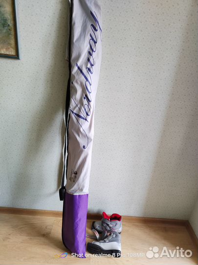 Лыжи беговые пластиковые Nordway с ботинками