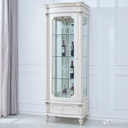 Витрина 1-дв astoria white (0060110319)