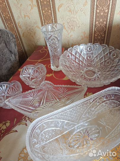 Хрустальная посуда СССР