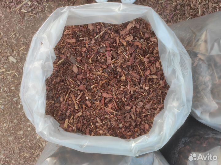 Мульча лиственницы и сосны с доставкой