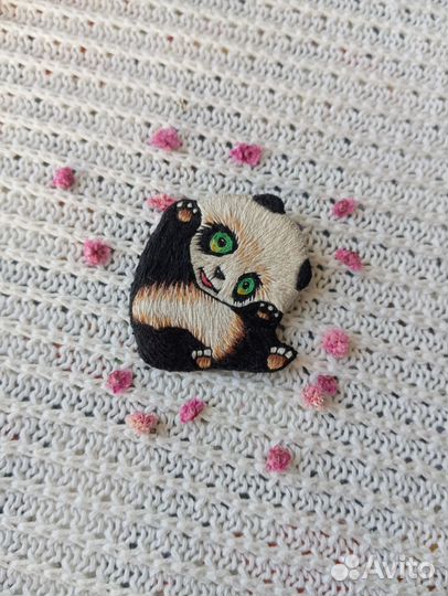 Брошь Панда