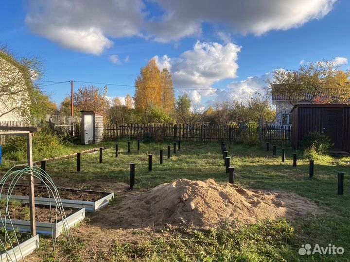 Винтовые сваи Монтаж фундамента на винтовых сваях