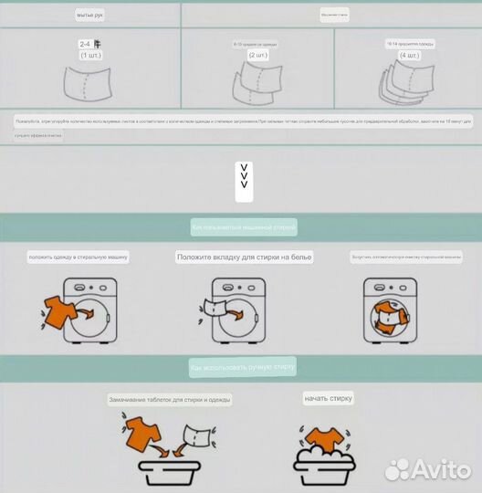 Пластины для стирки одежды
