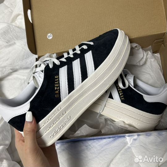 Кроссовки Adidas Gazelle Bold “Black”