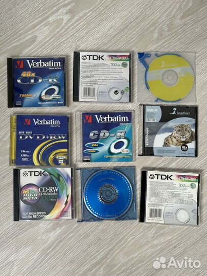 Болванки CD-R, CD-RW, DVD-R, DVD-RW