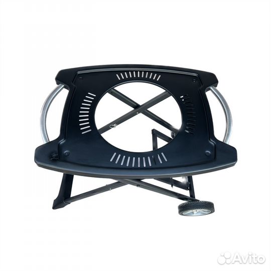 Стол подставка для гриля складная колесная металл