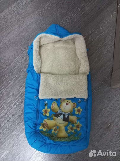 Теплый конверт в коляску