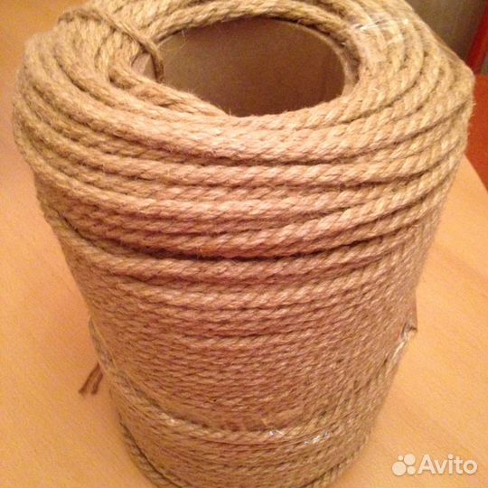 Канат джутовый 6мм, Столбики,Трубы для когтеточки