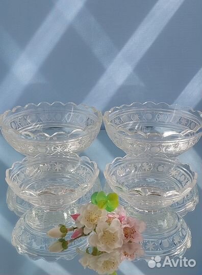 Салатники/солонка стекло,хрусталь СССР