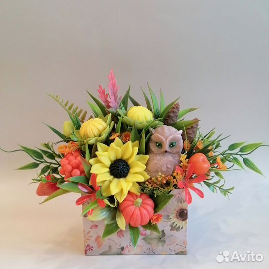 Ароматный букет-сувенир на День Учителя