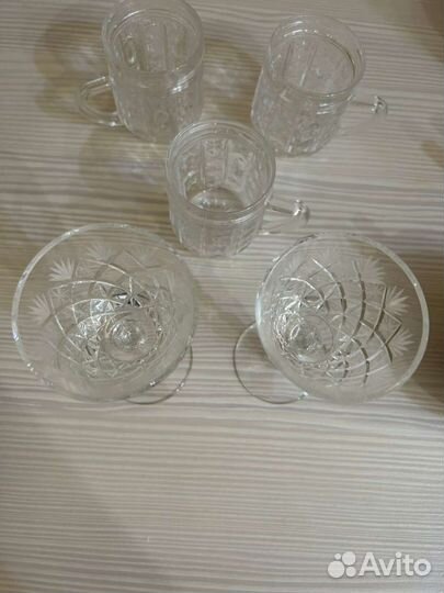 Хрустальный салатник и другая хрустальная посуда