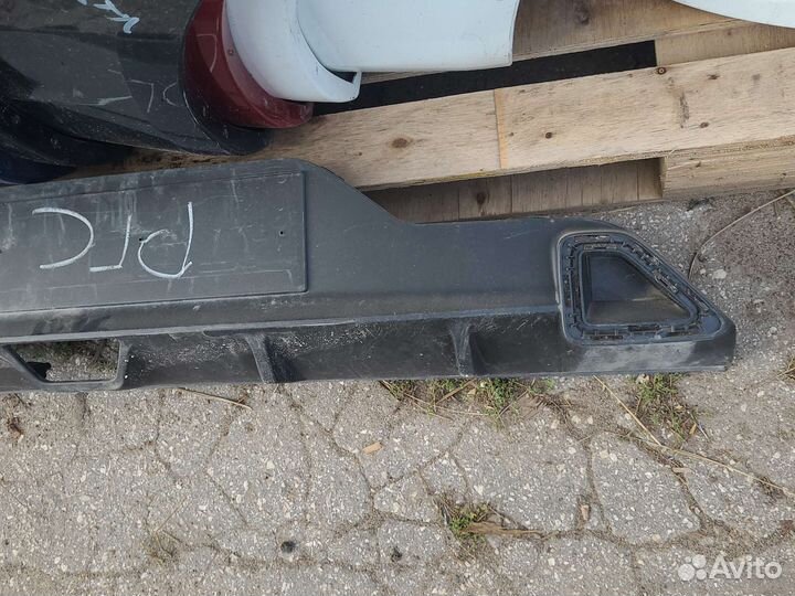 Накладка заднего бампера kia rio 4 fb с 2020