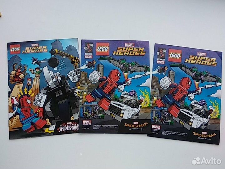 Комиксы к наборам Lego Super Heroes
