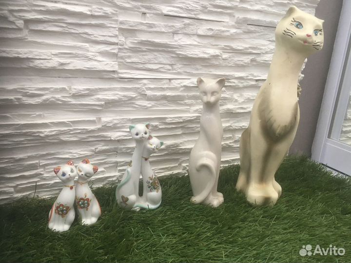 Статуэтки Кошки, Зайки, мышата и др