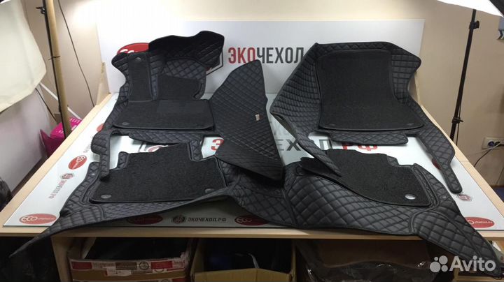 3D Коврики Lexus RX из Экокожи