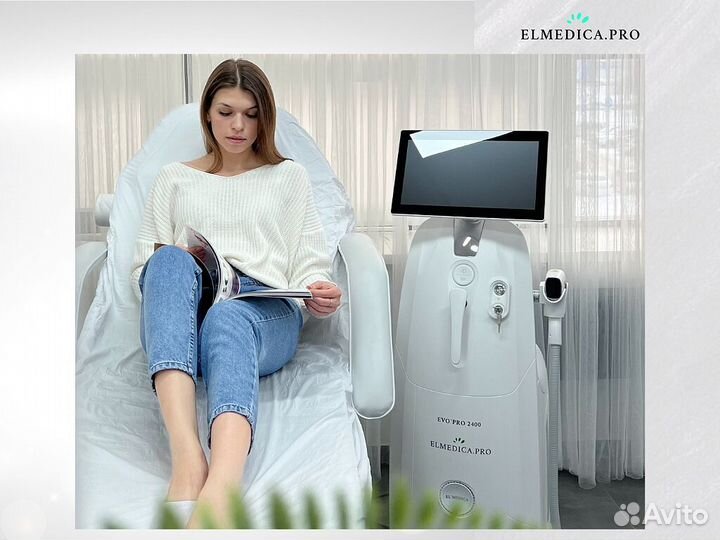 Диодный лазер ElMedica 1200ватт, новый, гарантия