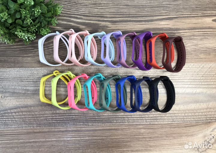 Силиконовые ремершки на Xiaomi Mi Band 3/4/5/6