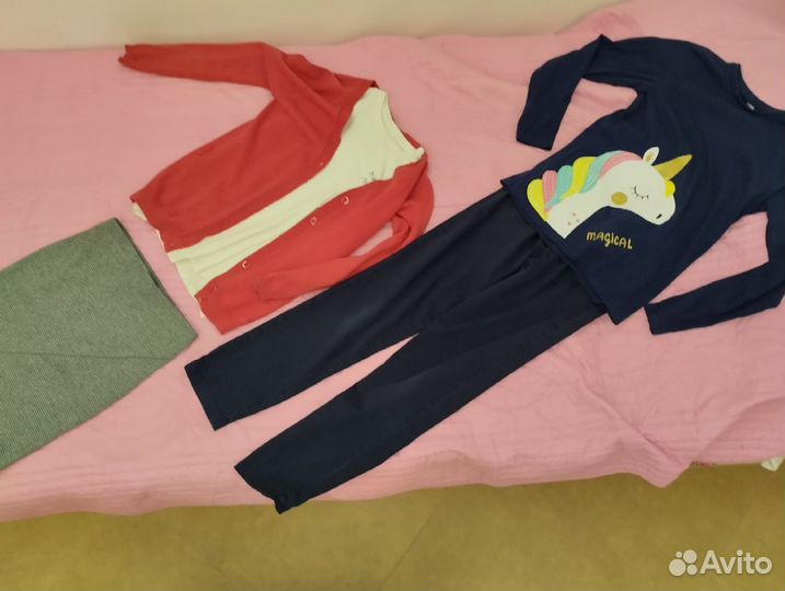 Пакет одежды для девочки на рост 134-140