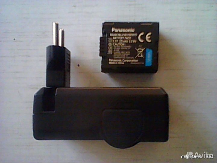 Зарядное Устр. для Видеокамеры Panasonik SDR-H80