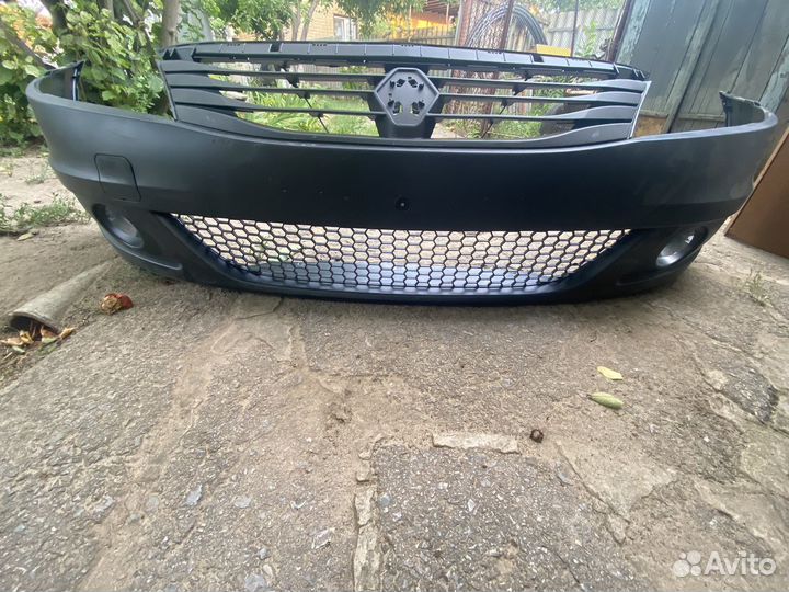 Бампер renault logan