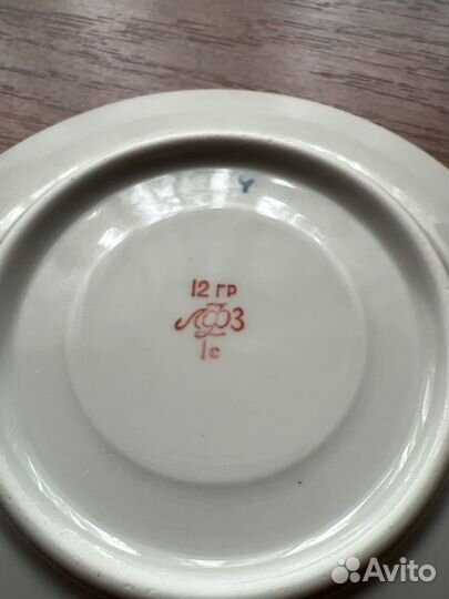 Чашка с блюдцем лфз